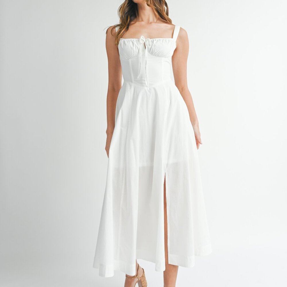 White Poplin Dress